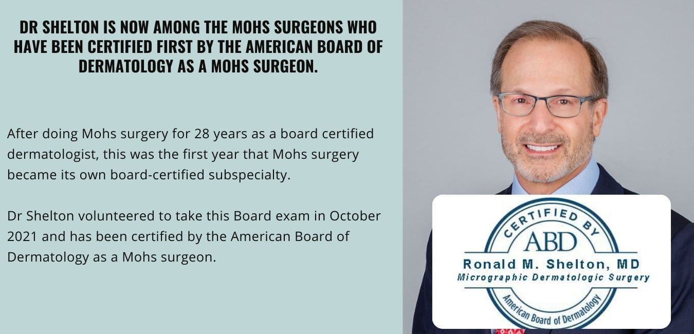 Mohs surgeon NYC Dr Ron Shelton