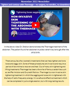Tighten and contour with Thermage