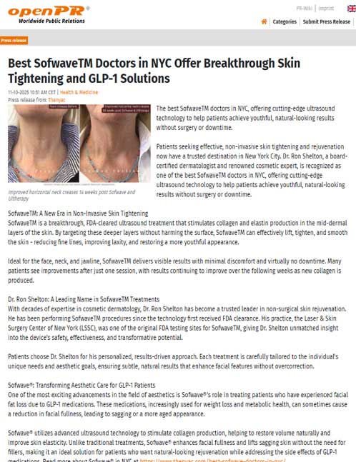 best sofwave doctors in nyc