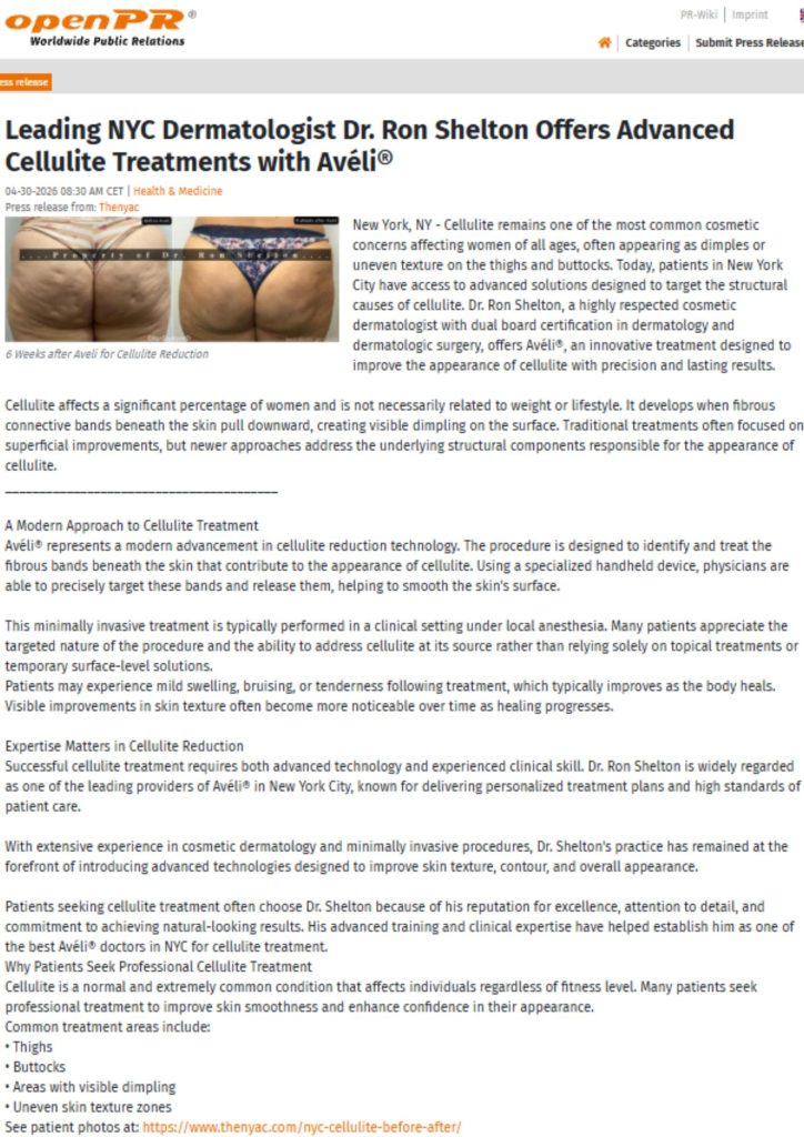 Advanced Cellulite Treatments with Avéli